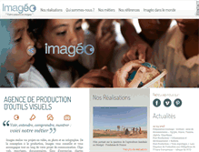 Tablet Screenshot of imageo.fr